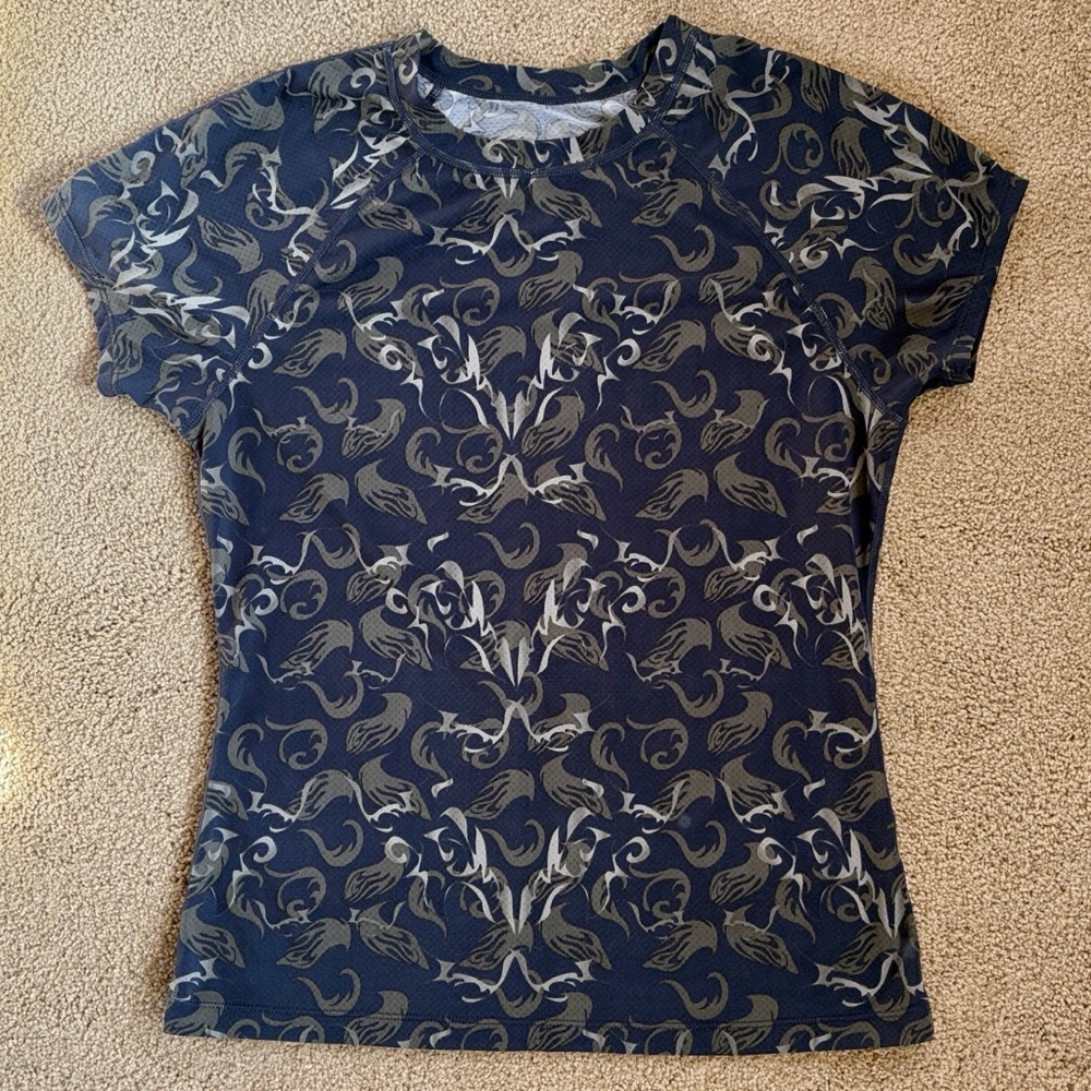 Skirt Sports Sweetest Tee - Blue Cover Girl Print - Small